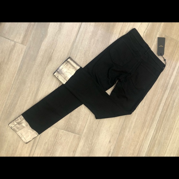 Rag & Bone Bilbury Ankle Cigarette Black Sz 24 - Picture 5 of 8